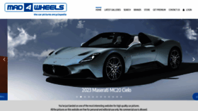 What Mad4wheels.com website looked like in 2022 (1 year ago)