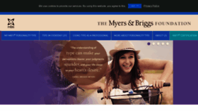 What Myersbriggs.org website looked like in 2022 (1 year ago)