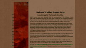 What Milliescentedrocks.com website looked like in 2022 (1 year ago)