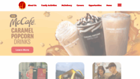 What Mcdonalds.com.ph website looked like in 2022 (1 year ago)
