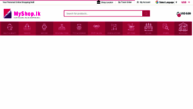 What Myshop.lk website looked like in 2022 (1 year ago)
