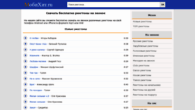 What Mobixit.ru website looked like in 2022 (1 year ago)