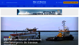 What Meretmarine.com website looked like in 2022 (1 year ago)