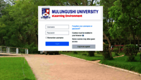 What Moodle.mu.ac.zm website looked like in 2022 (3 years ago)