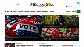 What Meridianstar.com website looked like in 2022 (1 year ago)