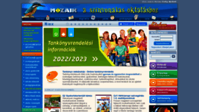What Mozaik.info.hu website looked like in 2022 (1 year ago)