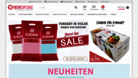 What Meincupcake.de website looked like in 2022 (1 year ago)