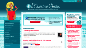 What Muestrasgratis.com website looked like in 2022 (1 year ago)
