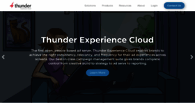 What Makethunder.com website looked like in 2022 (3 years ago)