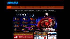 What Mpo338.com website looked like in 2022 (1 year ago)