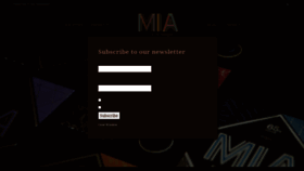 What Miafoodie.com website looked like in 2022 (1 year ago)