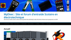 What Myeleec.fr website looked like in 2022 (3 years ago)