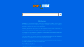 What Mp3juices.cool website looked like in 2022 (1 year ago)