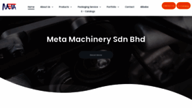 What Metamachinery.com.my website looked like in 2022 (1 year ago)