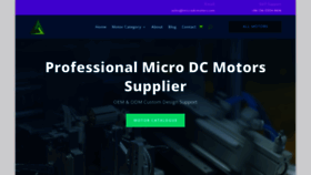 What Microdcmotors.com website looked like in 2022 (1 year ago)