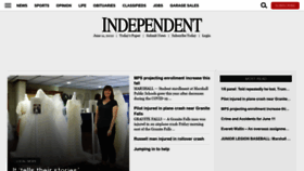 What Marshallindependent.com website looked like in 2022 (3 years ago)
