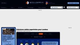 What Meteo-londres.eu website looked like in 2022 (1 year ago)