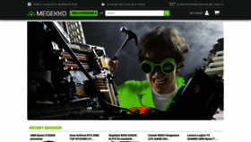 What Megekko.nl website looked like in 2022 (1 year ago)