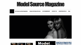 What Modelsourcemagazine.com website looked like in 2022 (1 year ago)