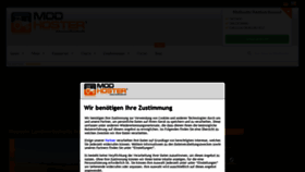 What Modhoster.de website looked like in 2022 (1 year ago)