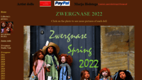 What Marjaholstege.nl website looked like in 2022 (1 year ago)