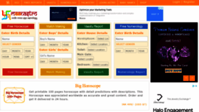 What Moonastro.com website looked like in 2022 (1 year ago)