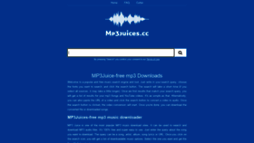 What Mp3juices.kim website looked like in 2022 (1 year ago)