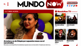 What Mundonow.com website looked like in 2022 (1 year ago)