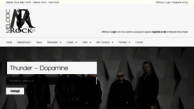 What Melodicrock.it website looked like in 2022 (1 year ago)