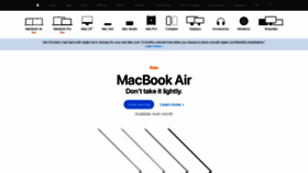 What Mac.com website looked like in 2022 (3 years ago)