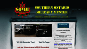 What Militarymuster.ca website looked like in 2022 (1 year ago)