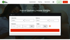 What Myparceldelivery.com website looked like in 2022 (1 year ago)