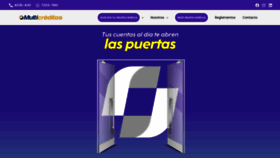What Multicreditos.cr website looked like in 2022 (1 year ago)