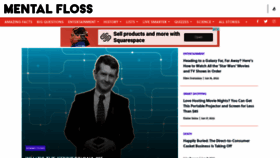 What Mentalfloss.com website looked like in 2022 (1 year ago)