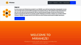 What Miraheze.org website looked like in 2022 (1 year ago)