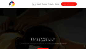 What Massagelilyasia.com website looked like in 2022 (1 year ago)