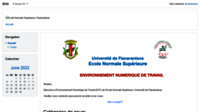 What M2ens.univ-fianar.mg website looked like in 2022 (1 year ago)