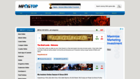 What Mpogtop.com website looked like in 2022 (1 year ago)