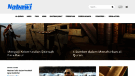 What Majalahnabawi.com website looked like in 2022 (1 year ago)