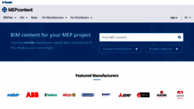 What Mepcontent.com website looked like in 2022 (1 year ago)