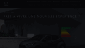 What Mazda.fr website looked like in 2022 (1 year ago)