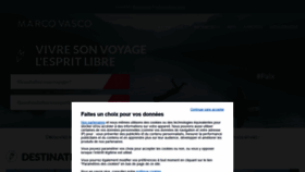 What Marcovasco.fr website looked like in 2022 (1 year ago)
