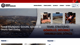 What Mersin.pol.tr website looked like in 2022 (1 year ago)