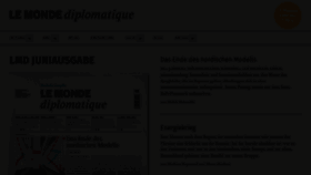 What Monde-diplomatique.de website looked like in 2022 (1 year ago)