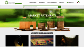 What Market.patentati.it website looked like in 2022 (1 year ago)