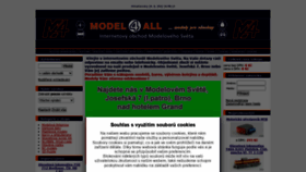 What Model4all.cz website looked like in 2022 (1 year ago)