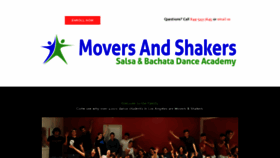 What Moversandshakersdance.com website looked like in 2022 (1 year ago)