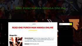 What Manonepunch.com website looked like in 2022 (1 year ago)