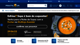 What Multiloja.com.br website looked like in 2022 (1 year ago)
