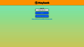 What Myhr2u.maybank.com.my website looked like in 2022 (1 year ago)